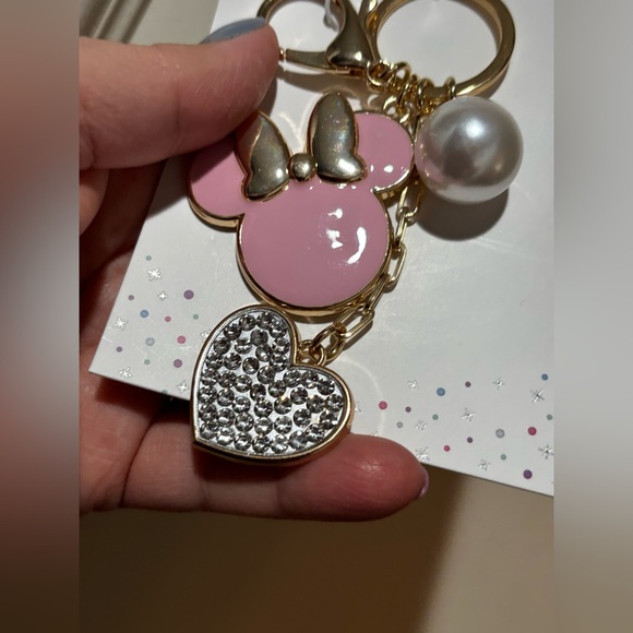 New Disney pink clip Multicolor Sparkle Accessory for bags - Picture 7 of 9